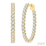 Inside-Out Diamond Hoop Earrings