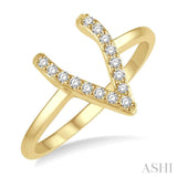 Wishbone Petite Diamond Fashion Ring