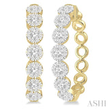 Lovebright Diamond Hoop Earrings