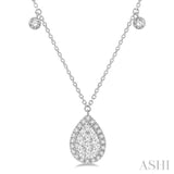 Pear Shape Lovebright Diamond Necklace
