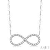 Infinity Shape Diamond Necklace