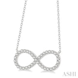 Infinity Shape Diamond Necklace