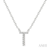 T' Initial Diamond Pendant