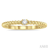 Stackable Petite Diamond Promise Ring