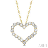 Heart Shape Diamond Pendant