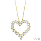 Heart Shape Diamond Pendant