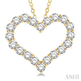 Heart Shape Diamond Pendant