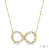 Infinity Shape Diamond Necklace